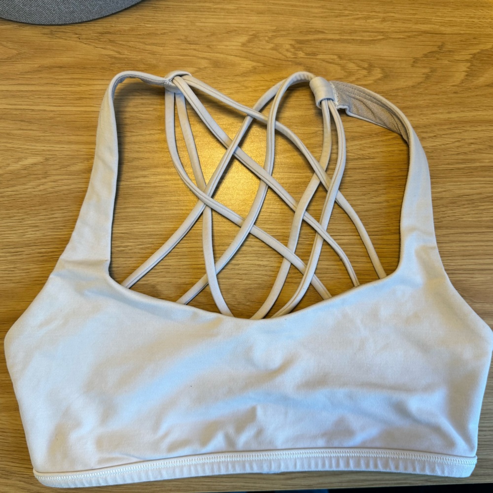 Lululemon | White Free to Be Wild Sports Bra